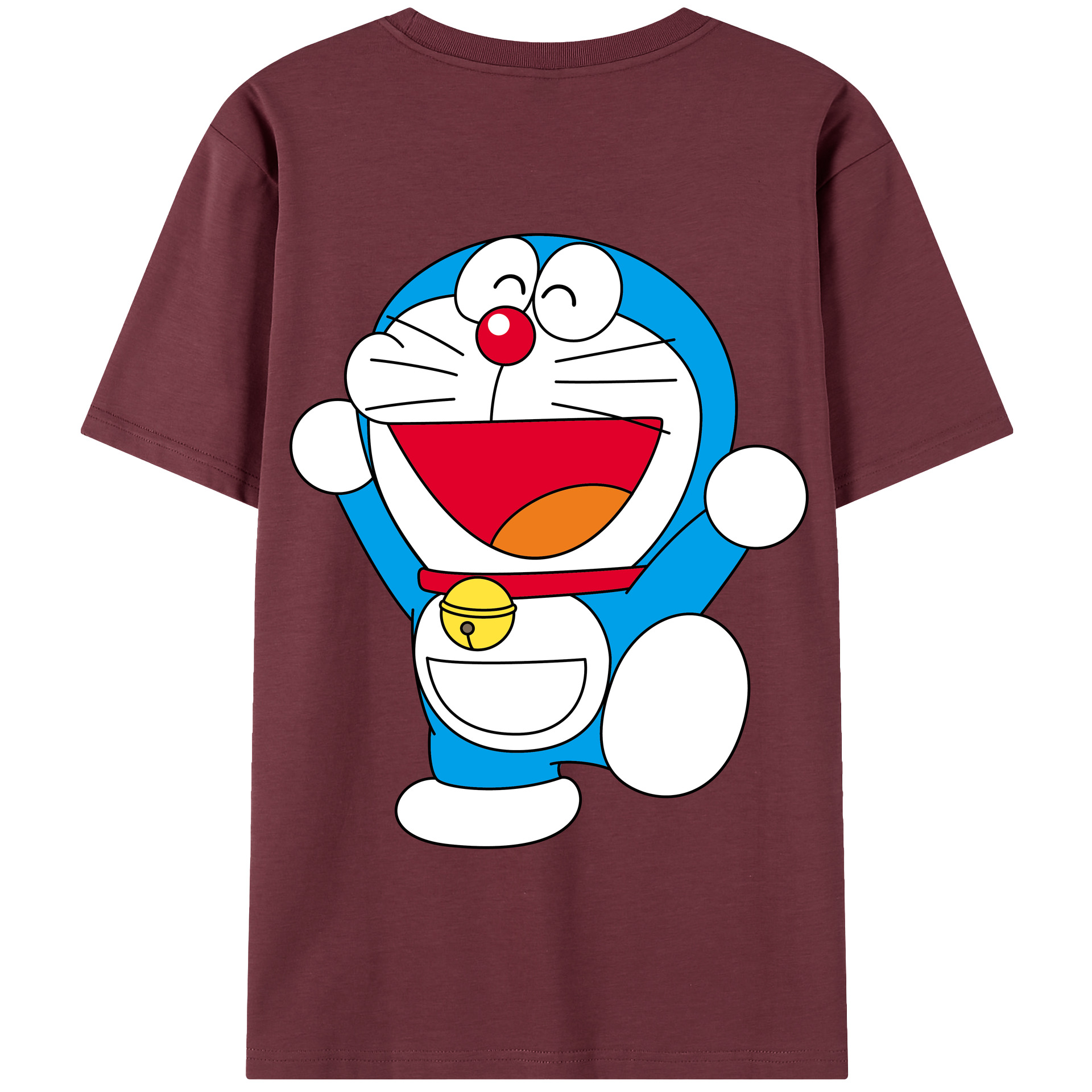 （画像用） ドラえもん Doraemon 綿100％半袖Tシャツ（背面プリント）